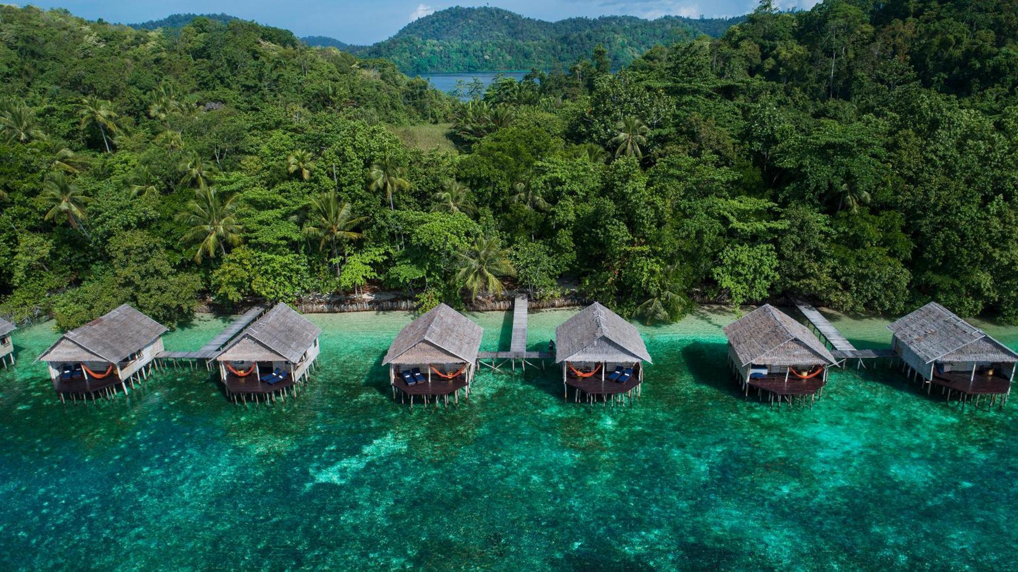 Papua Paradise Eco Resort Pulau Birie Exteriör bild
